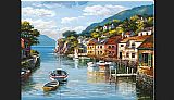 Sung Kim Village on the Water painting